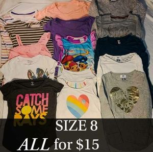 Girls Size 8-10 Shirts